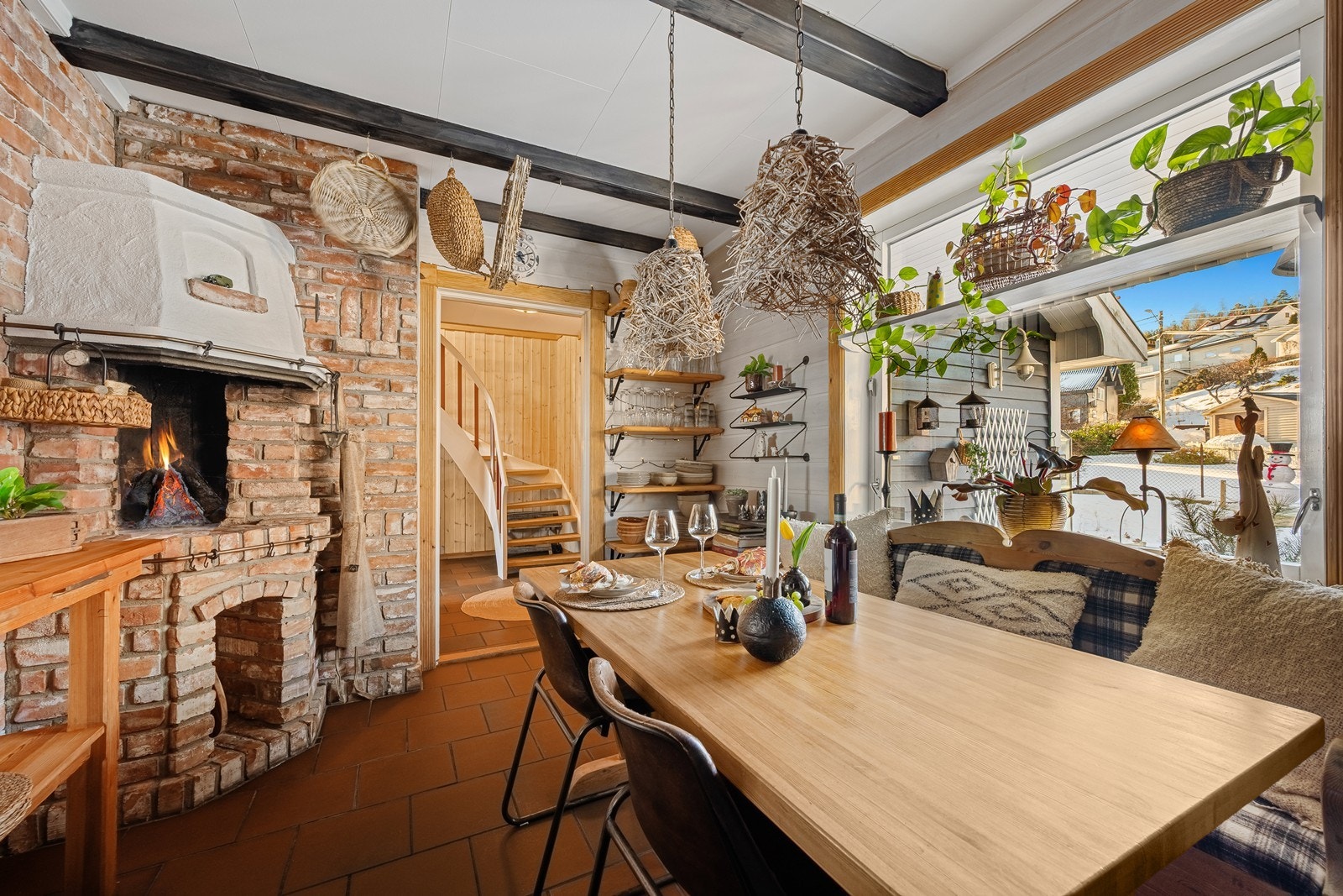 Egen peis på kjøkkenet Galleribilde