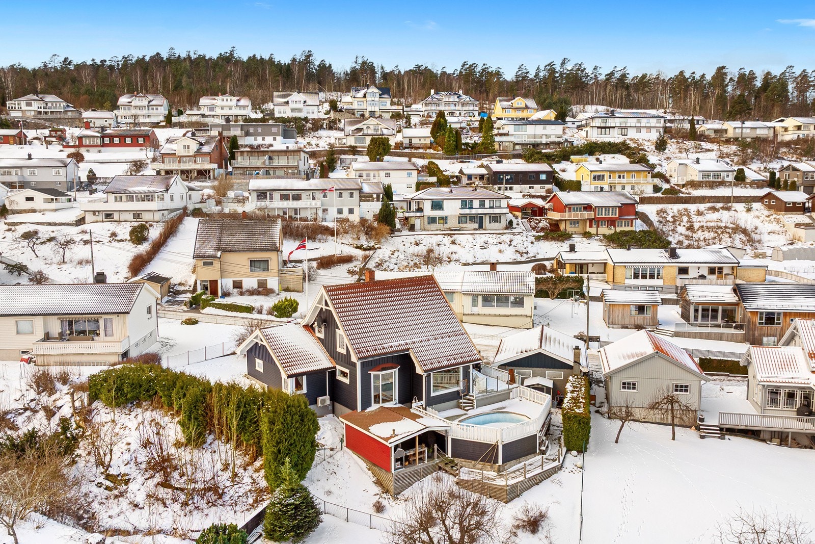 Dronefoto Galleribilde