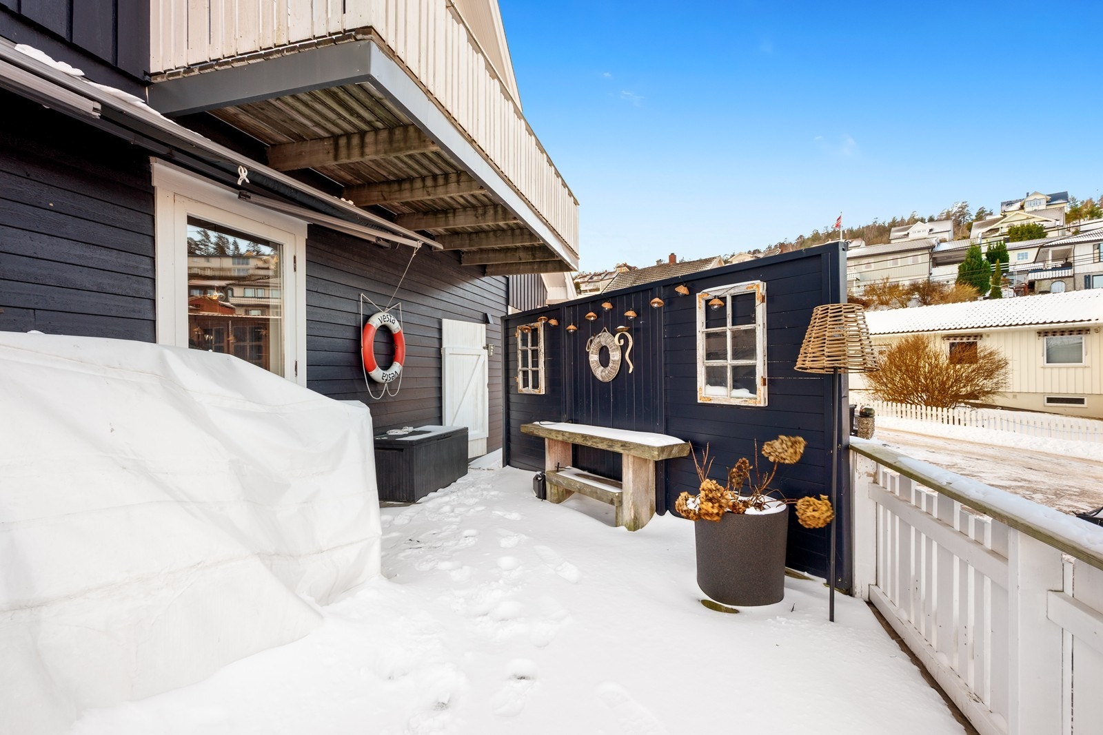 Del av terrasse Galleribilde