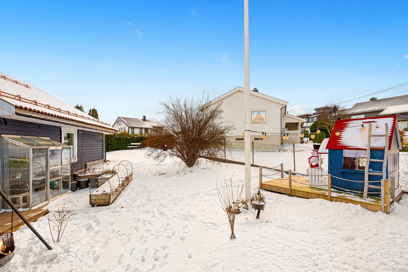 Del av hage Galleribilde