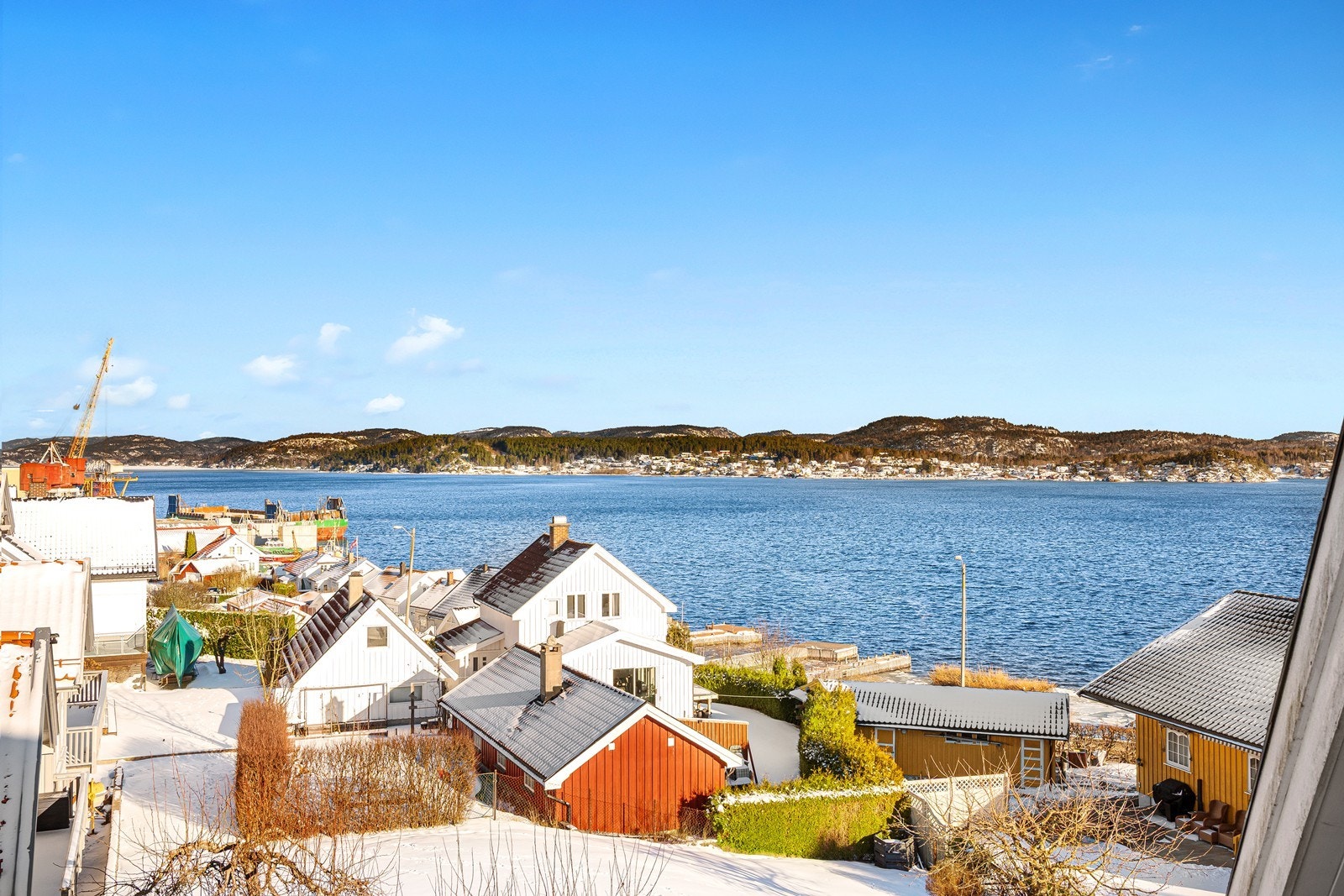 Utsikt fra balkong Galleribilde