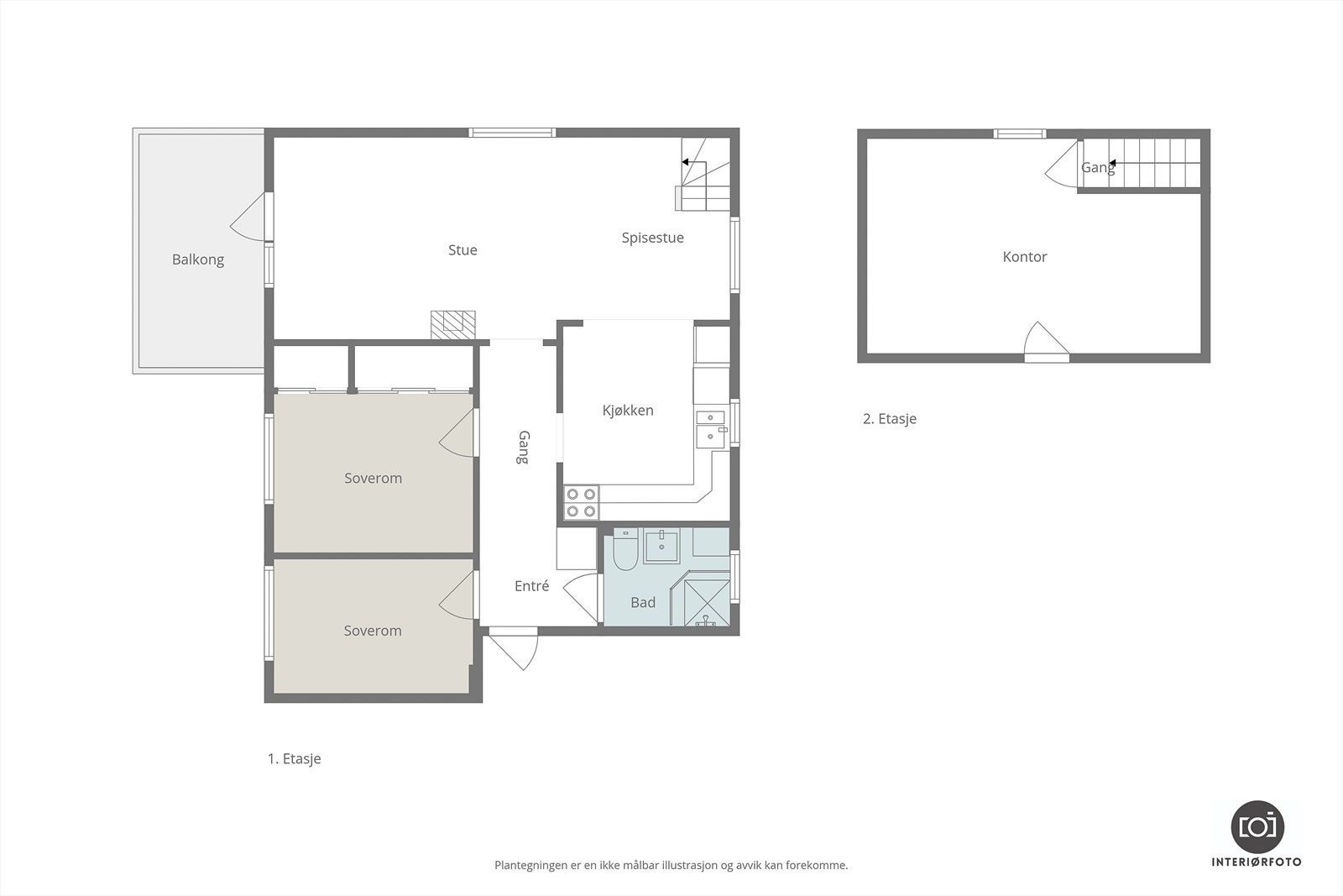 Plantegning Galleribilde