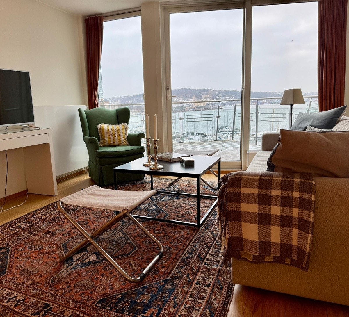 Hyggelig utsikt fra stuen Galleribilde