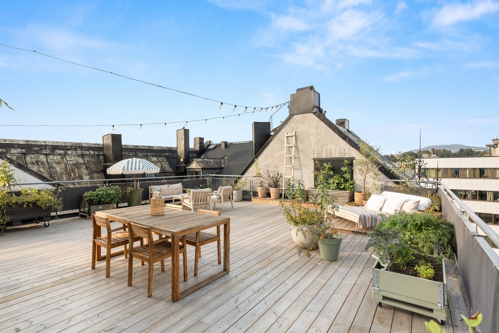 Her kan man ha sosiale sammenkomster både dag og kveld. Galleribilde