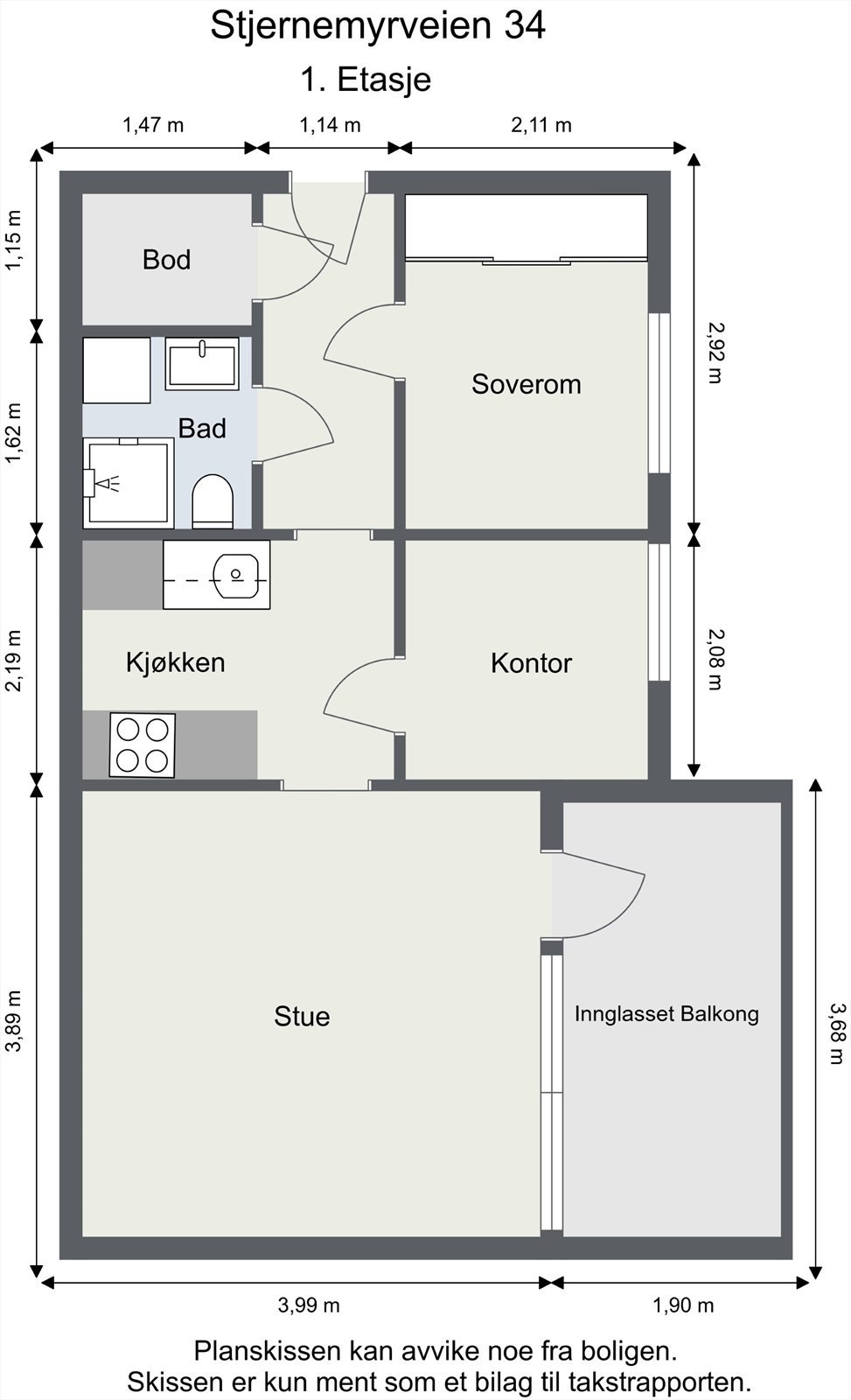 Plantegning Galleribilde