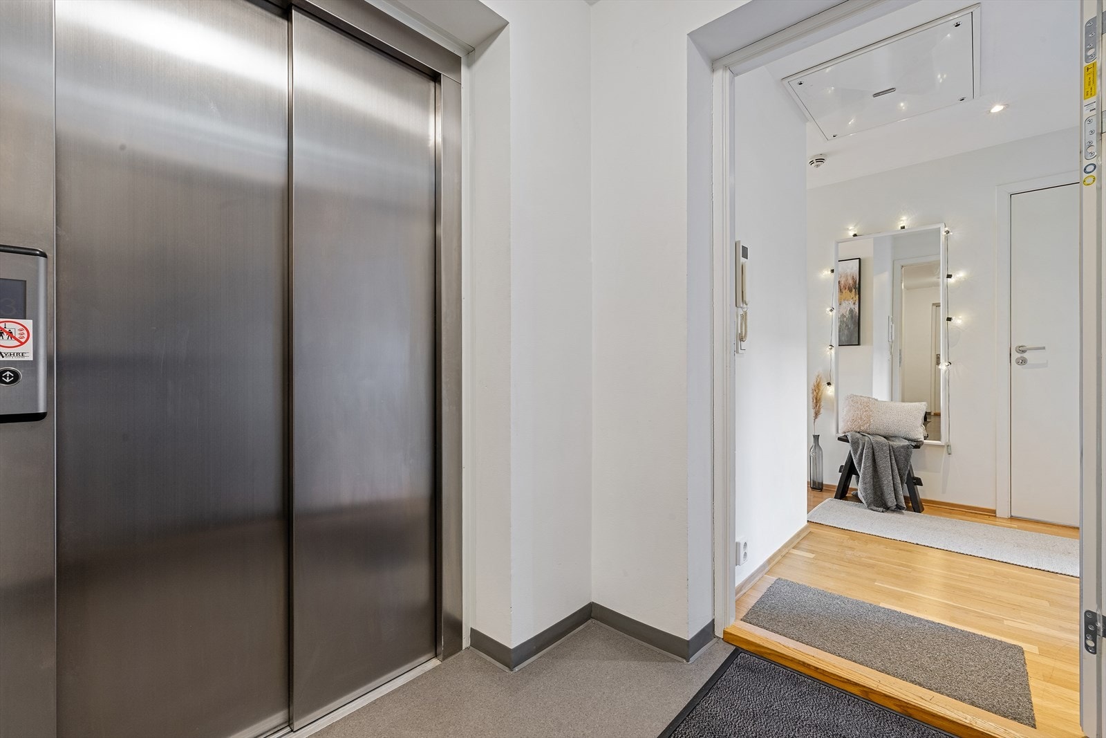 Heisadkomst i bygget - praktisk i hverdagen og ved inn- og utflytting. Galleribilde