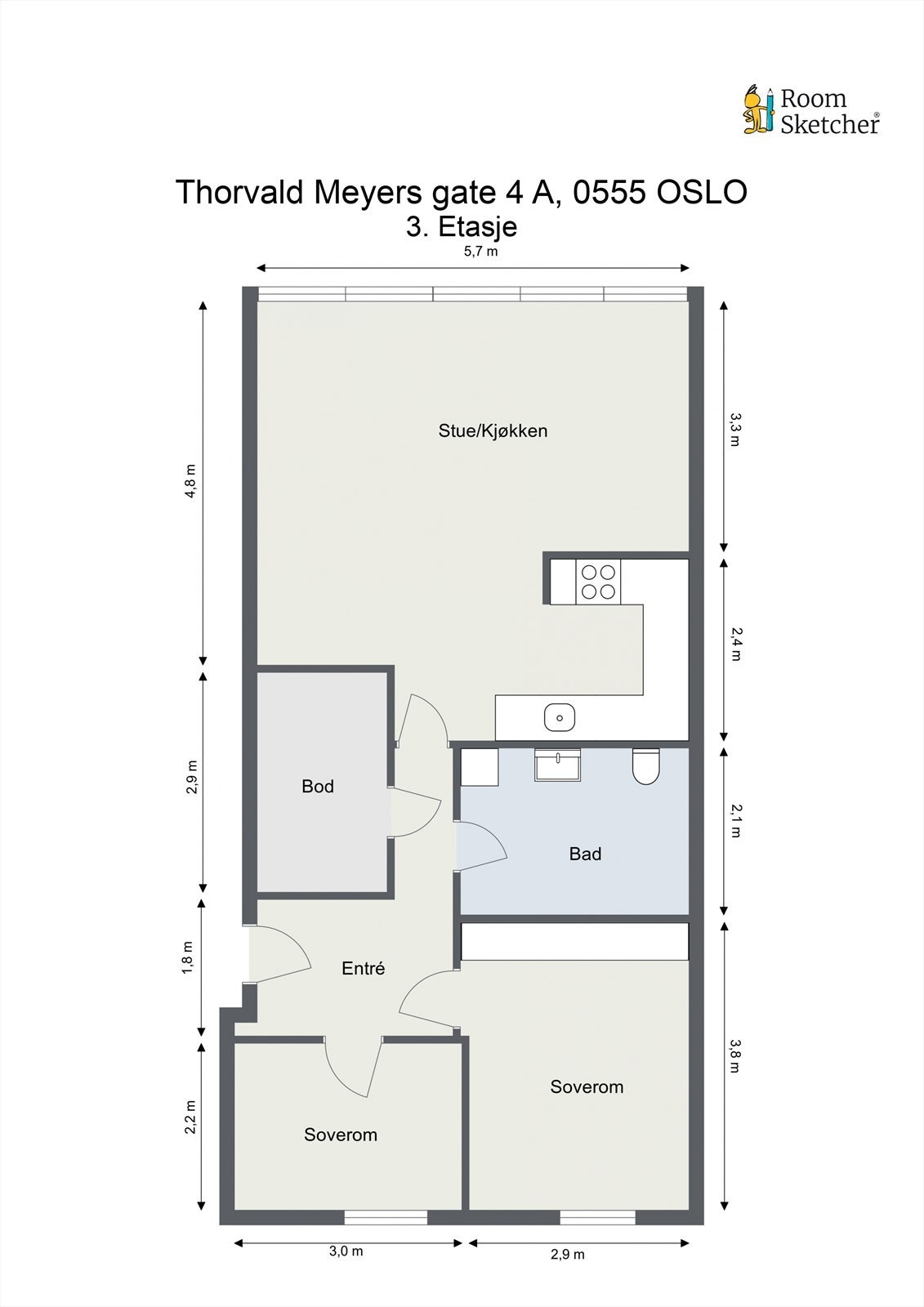 Plantegning Galleribilde