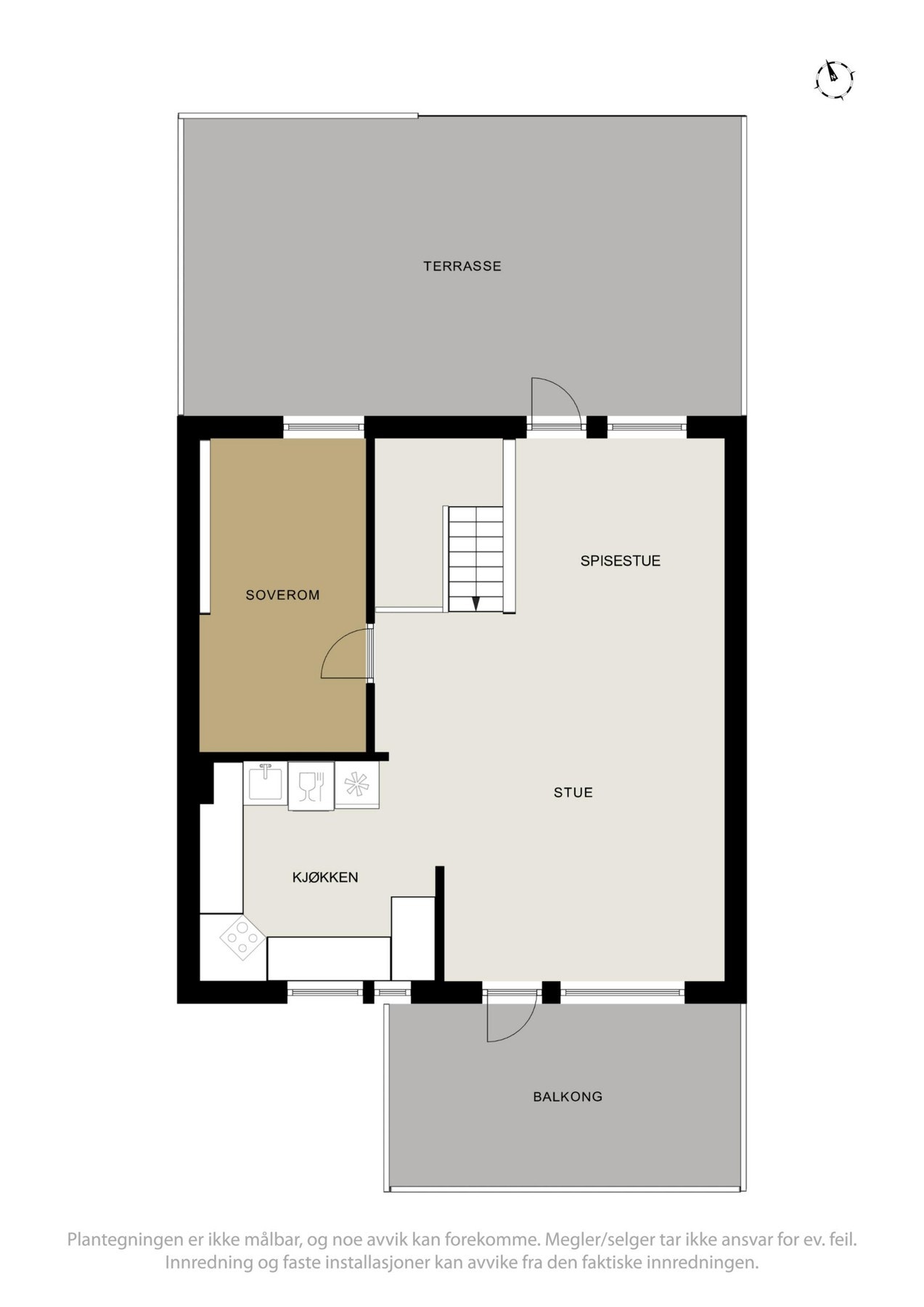 Plantegning 1. etasje. Galleribilde