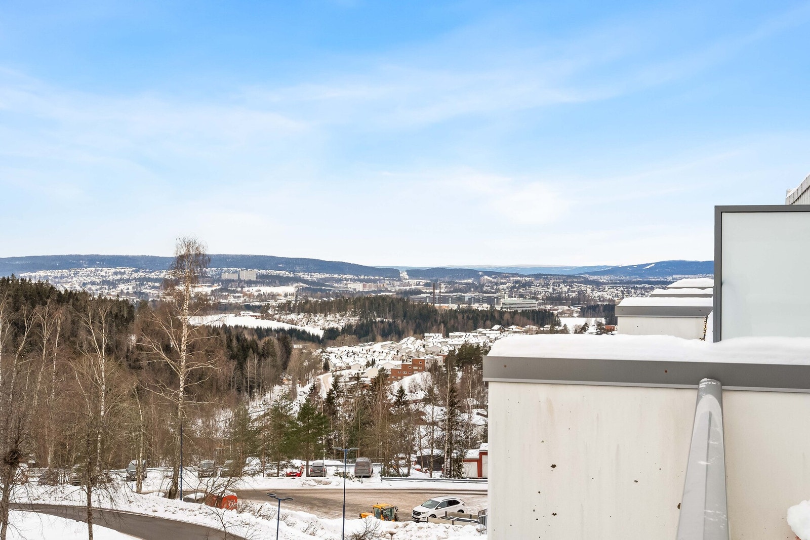 Flott utsikt fra leiligheten Galleribilde