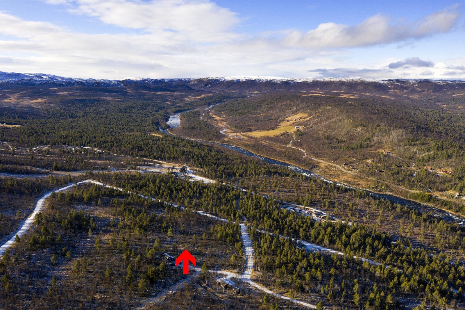 Tomtene ligger flott til i terrenget. Foto: Digit Media AS Galleribilde