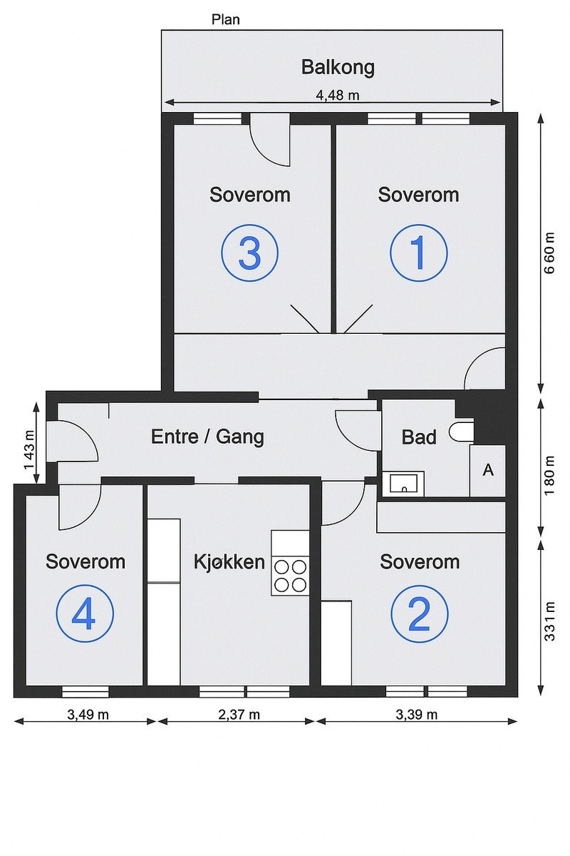 Ditt rom: Nr 4 Galleribilde