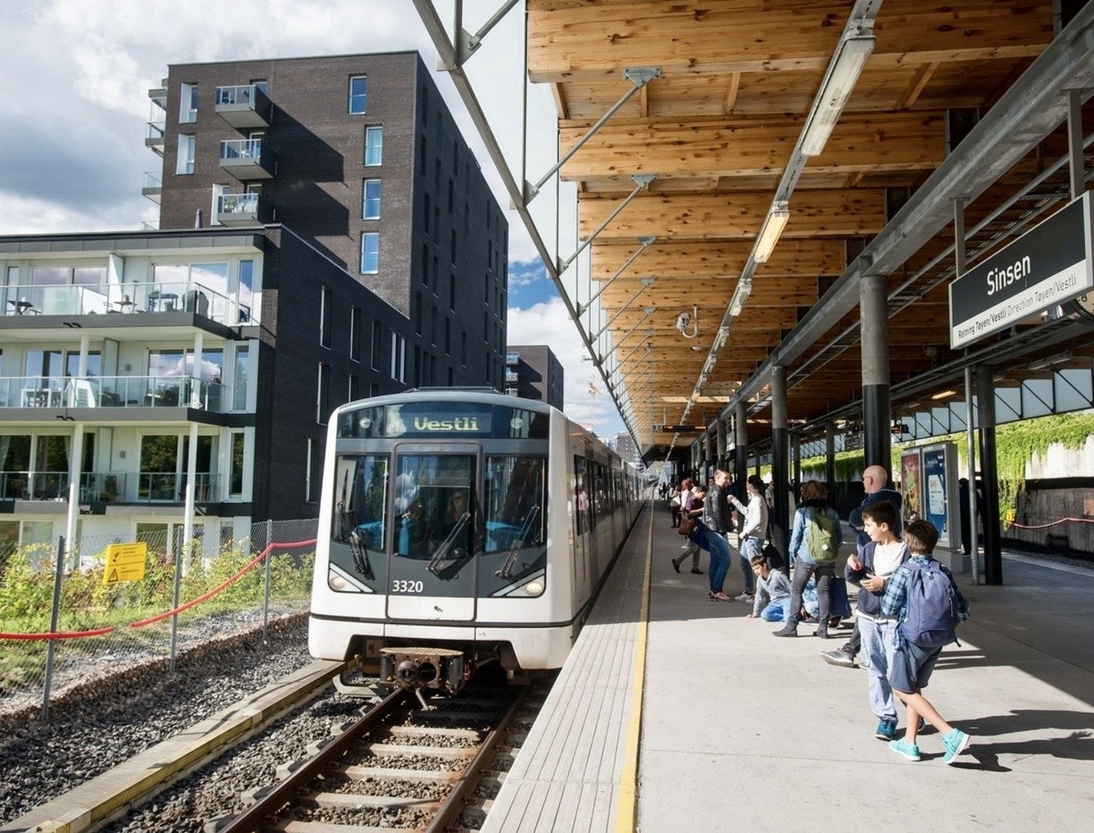 Sinsen T-bane Galleribilde