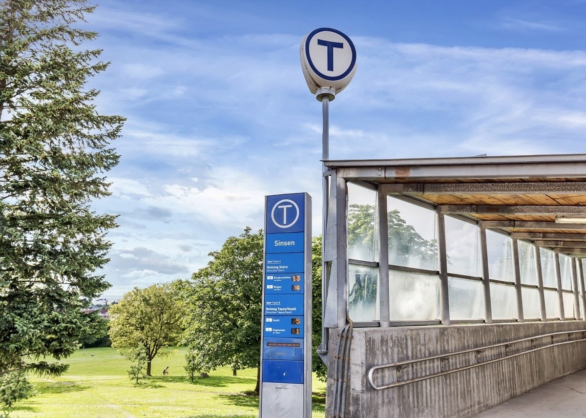 1 minutt unna: Med T-banen når du mange destinasjoner på en rask måte Galleribilde