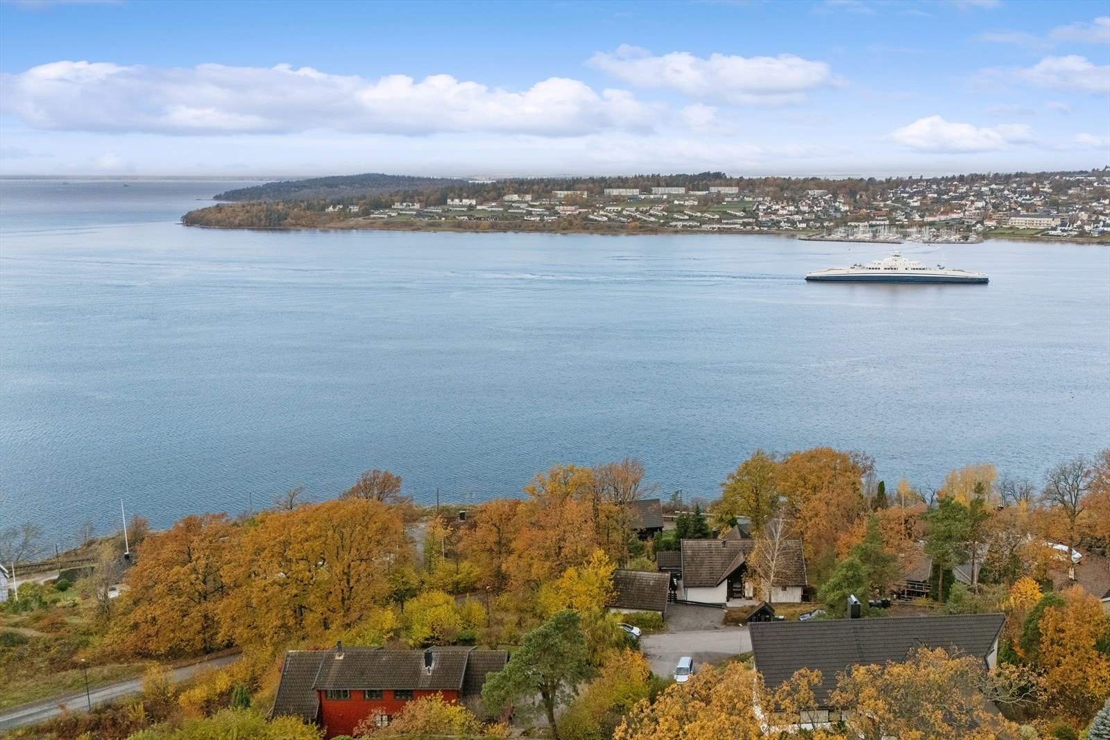 Dronefoto av bolig og nærområdet. Galleribilde