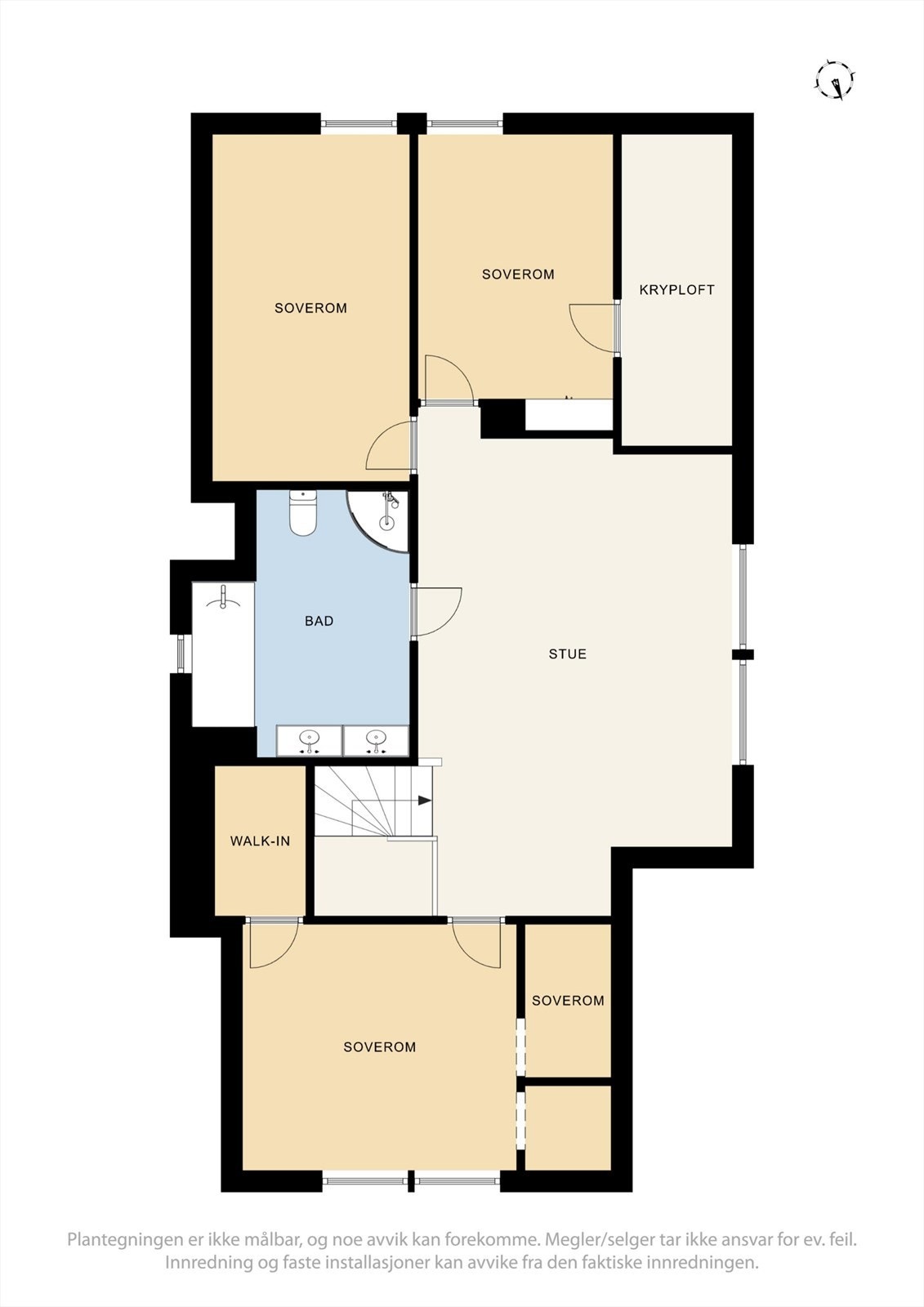 Plantegning 2.etasje Galleribilde