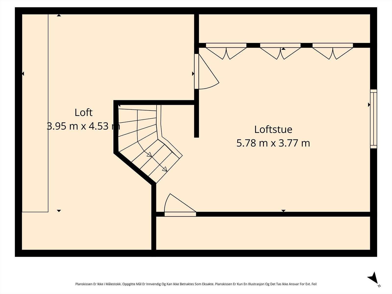 plantegning 2. etasje Galleribilde