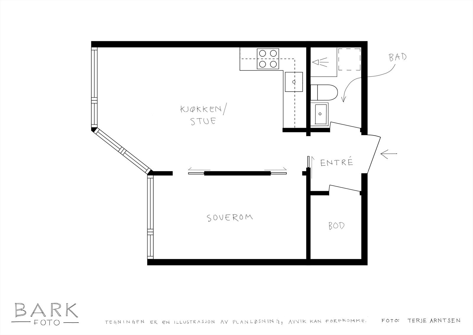 Plantegning. Galleribilde