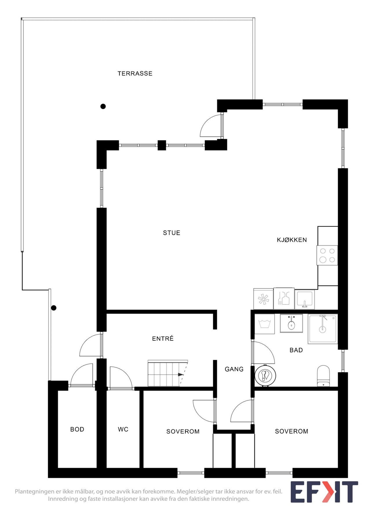 Plantegning Galleribilde