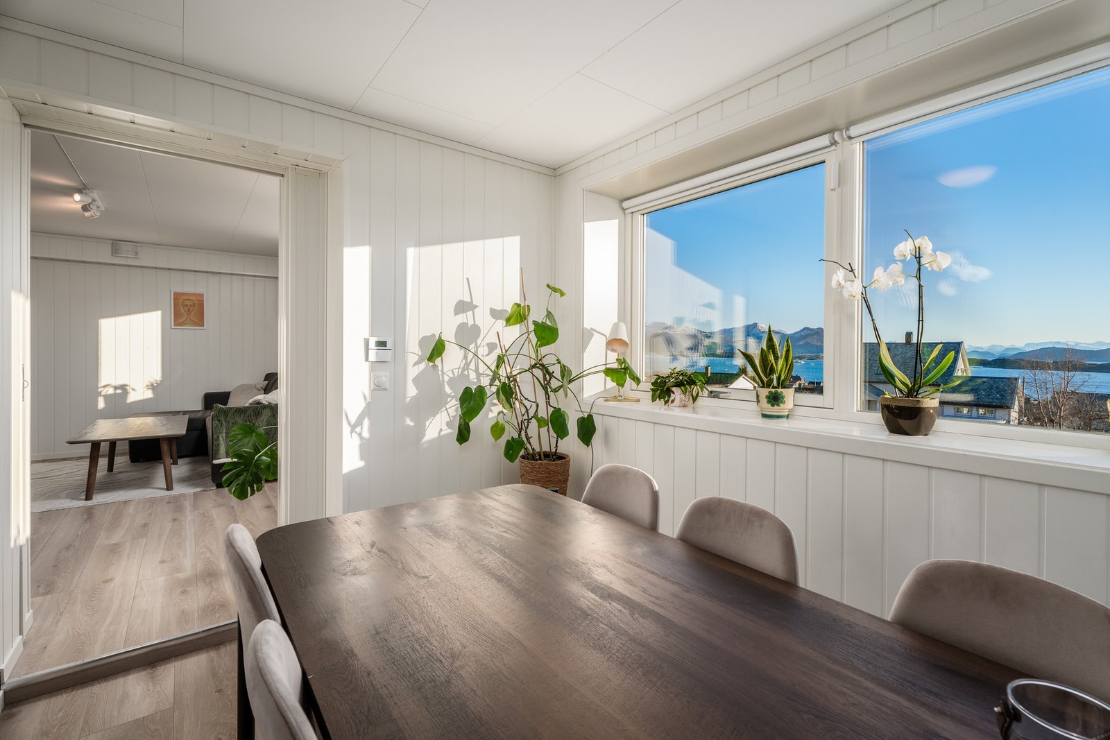 Også underetasjen kan by på særdeles flott utsikt. Galleribilde