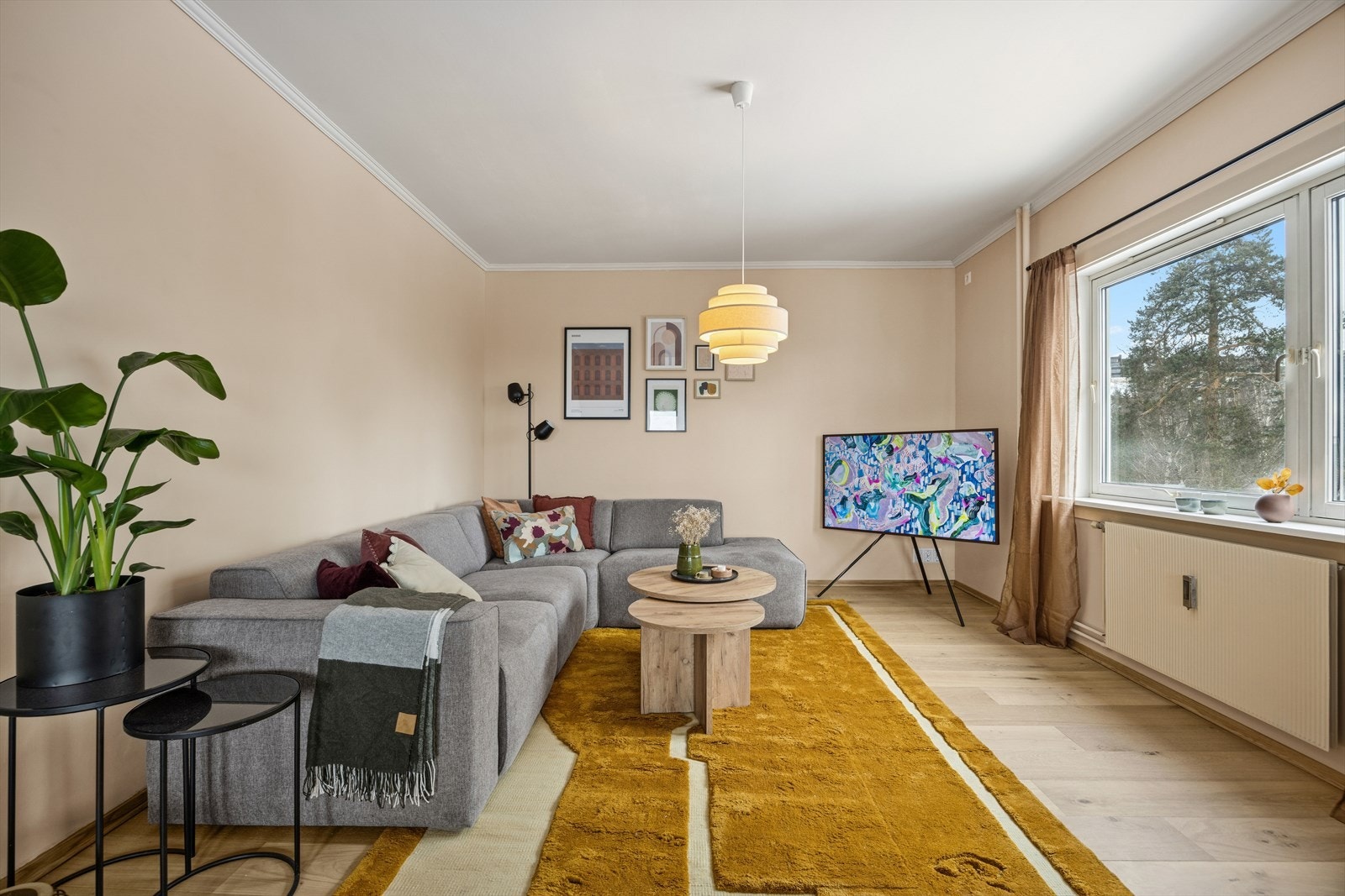 Her er "alt" inkludert, med oppvarming og varmtvann. Galleribilde