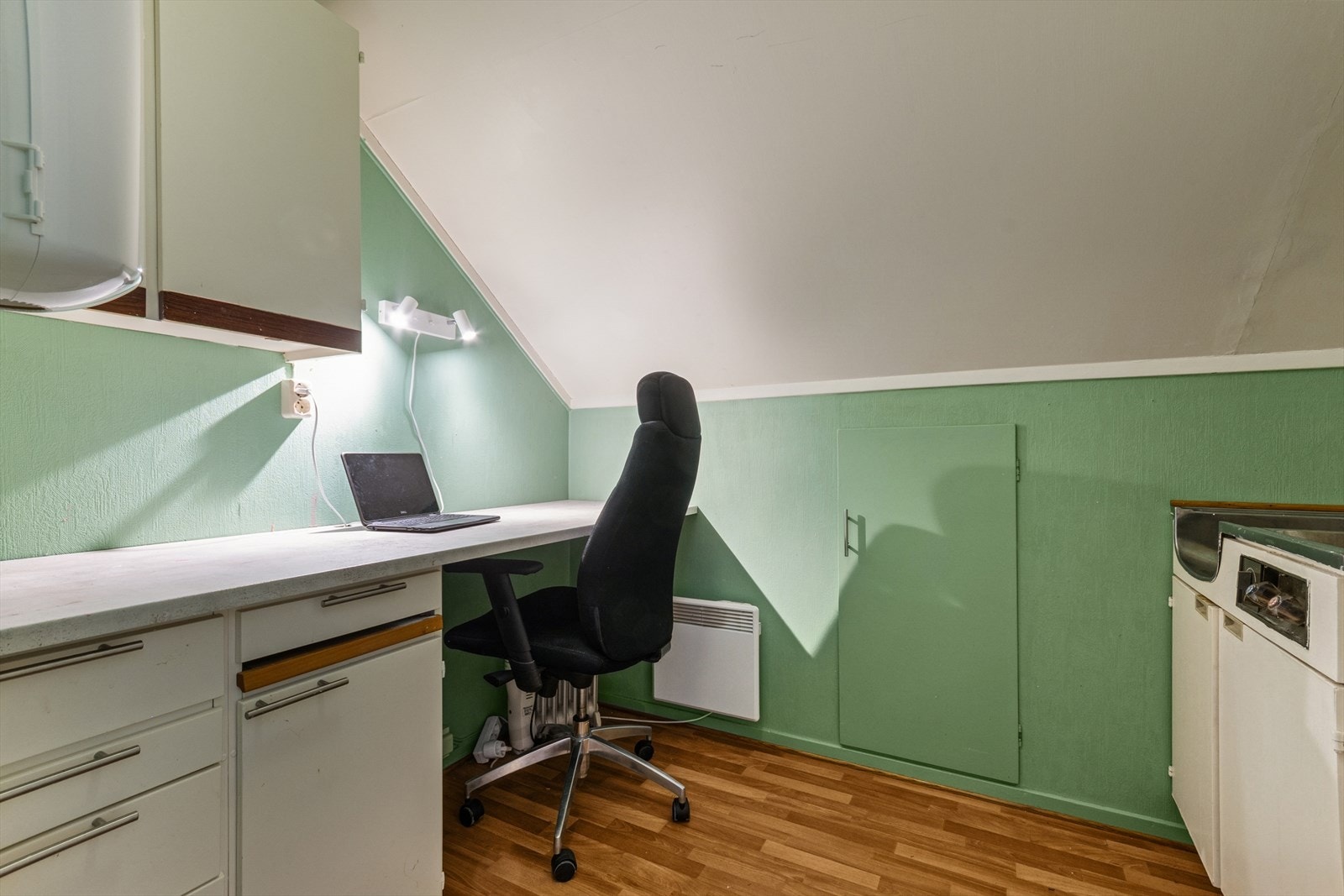 Kontor på loft. Galleribilde