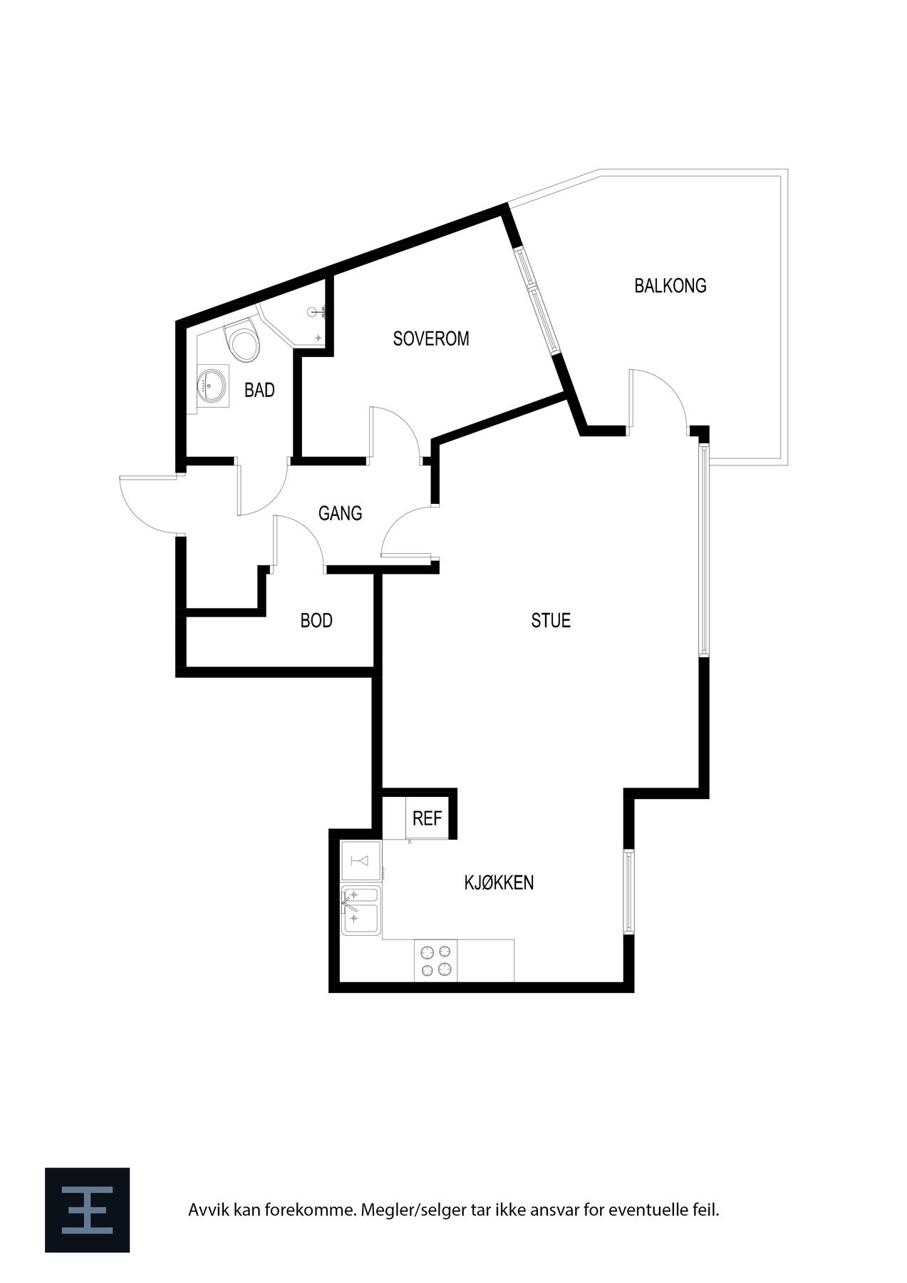 Plantegning. Galleribilde