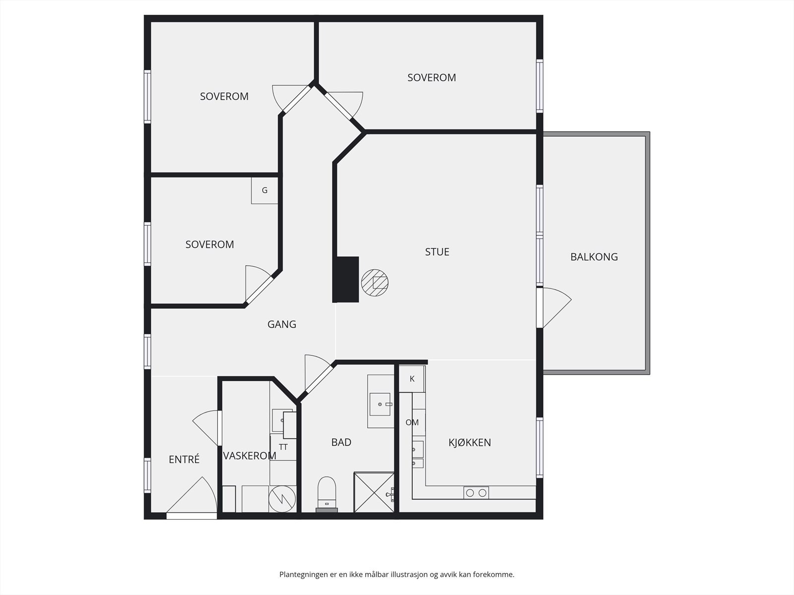 Plantegning 2.etasje. Galleribilde