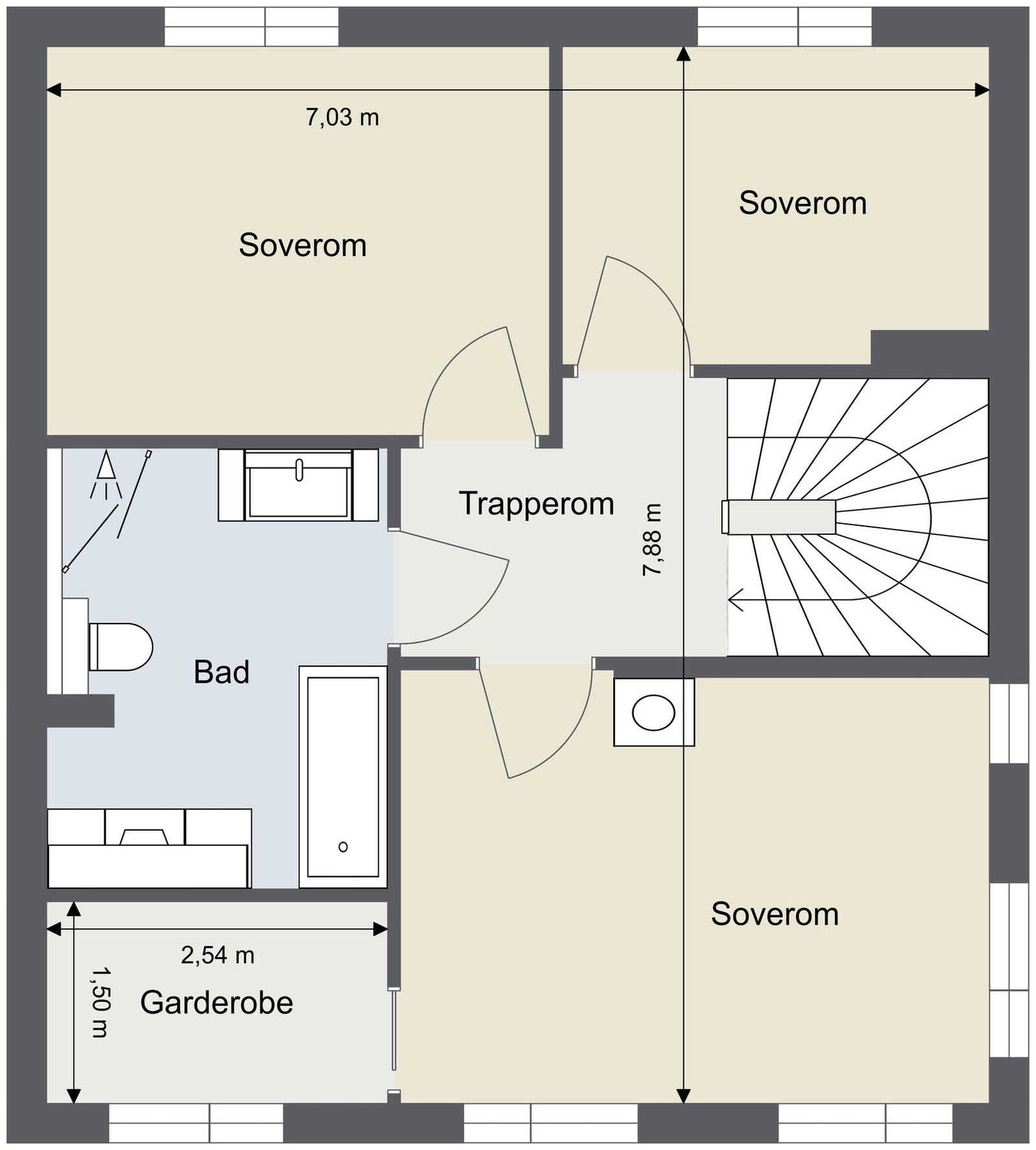 Plantegning - 2.Etasje Galleribilde