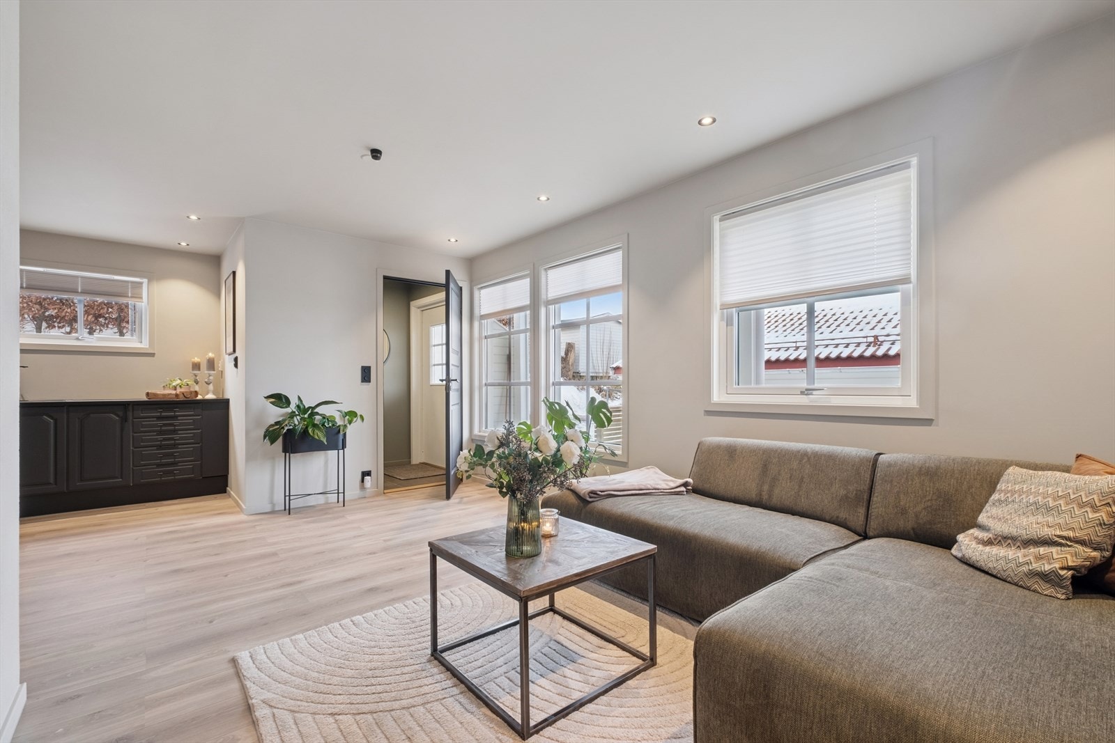 Her får du gulvvarme i alle oppholdsrom. Galleribilde