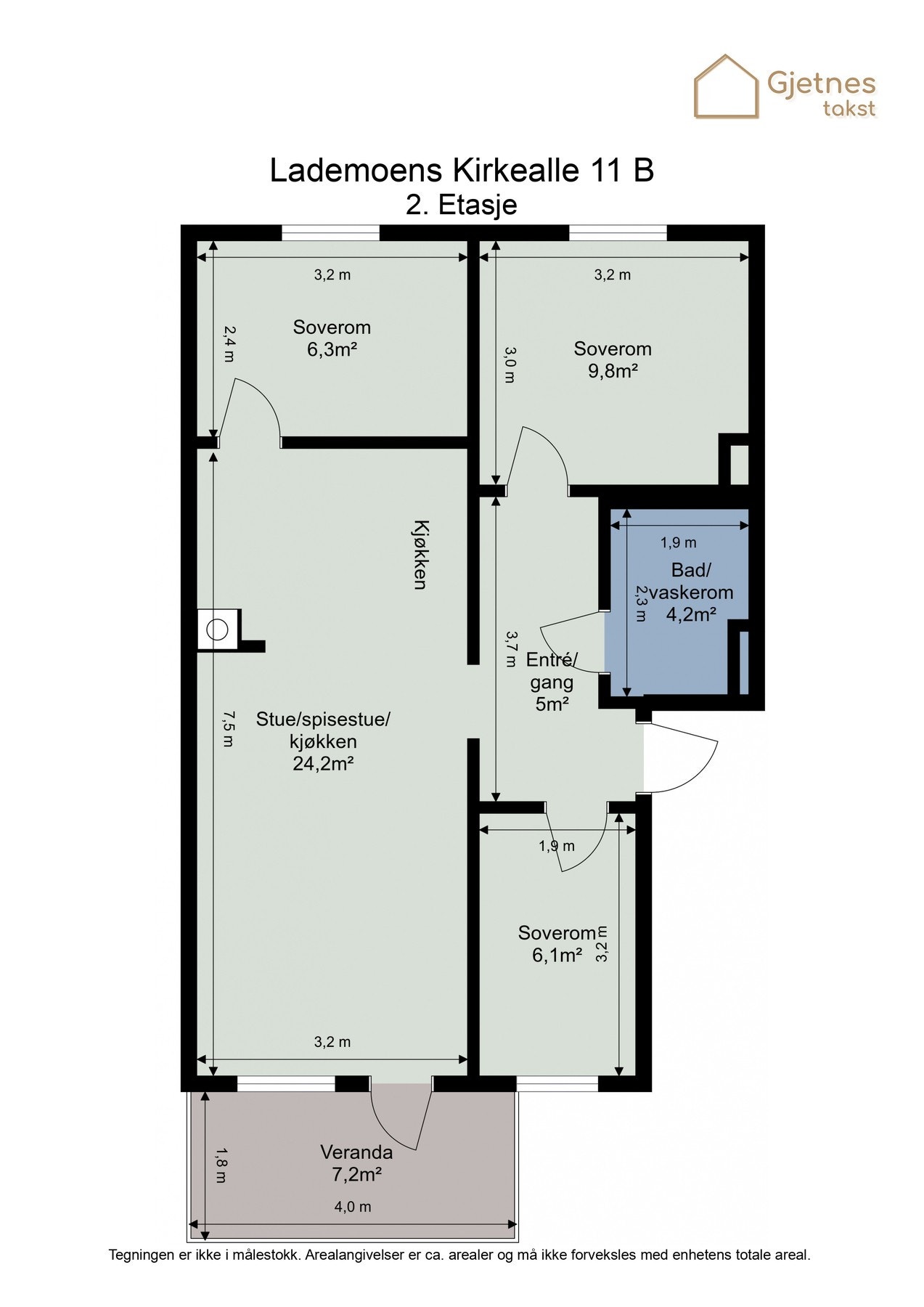 Plantegning. Galleribilde