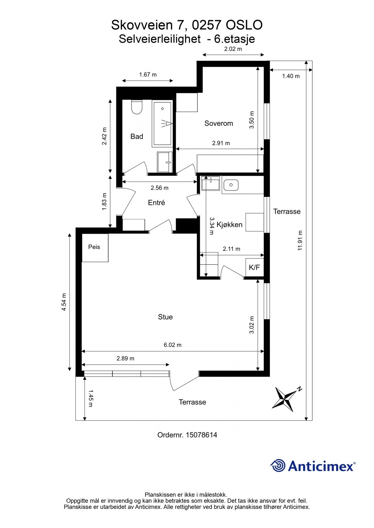 Plantegning. Galleribilde