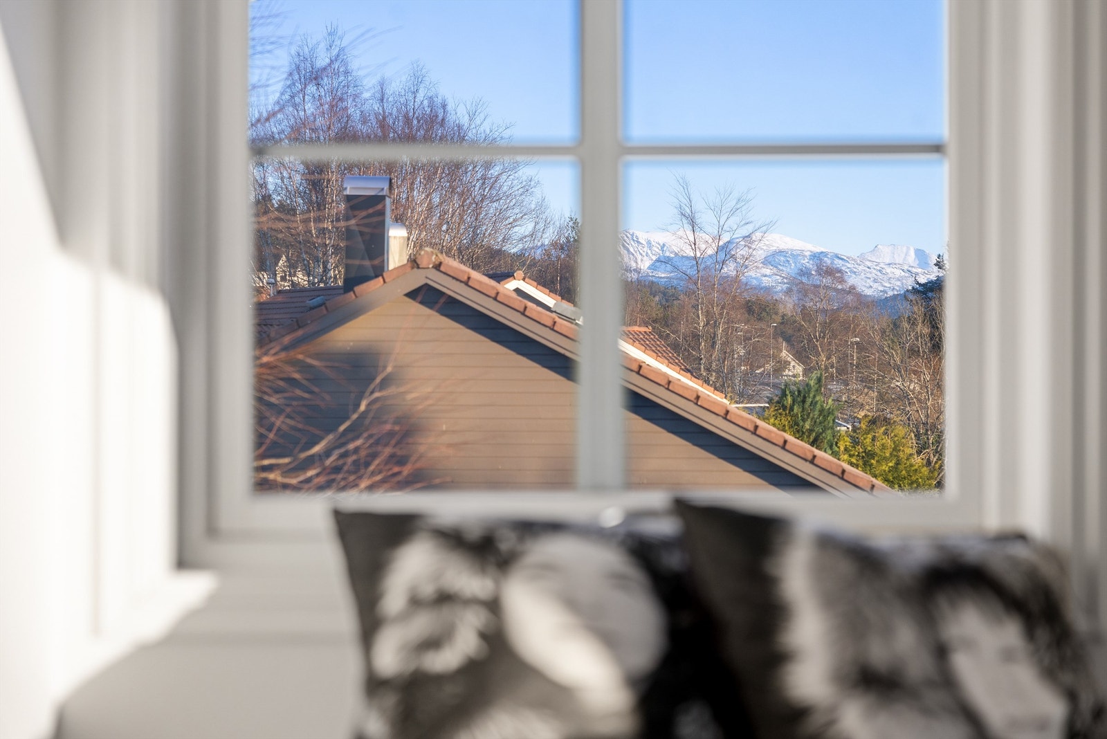 Utsikt fra soveromsvinduet Galleribilde