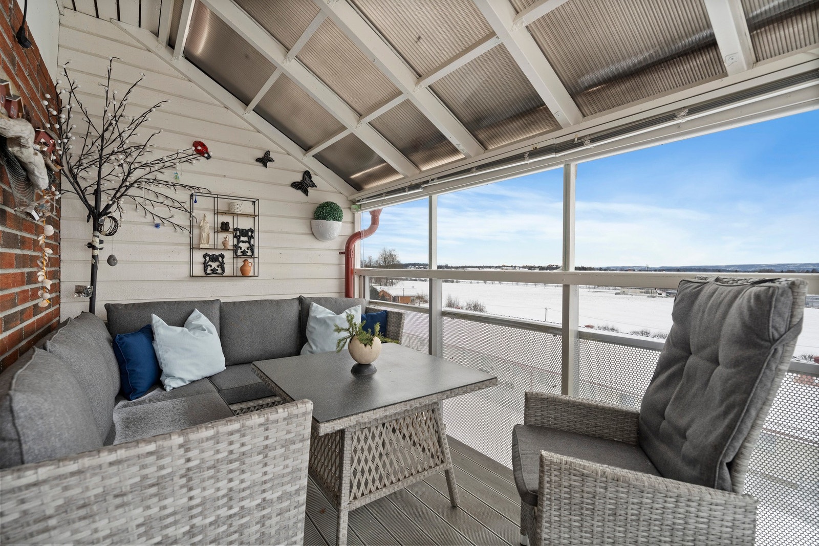 Balkongen byr på en fantastisk utsikt! Galleribilde