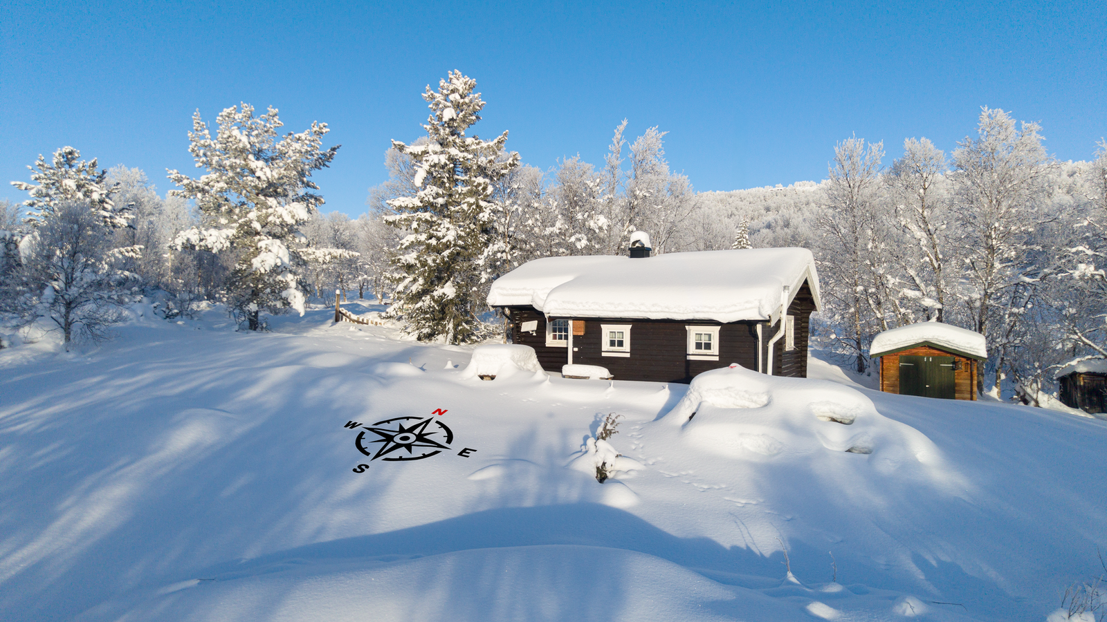 Herlige solforhold og usjenert beliggenhet. Galleribilde