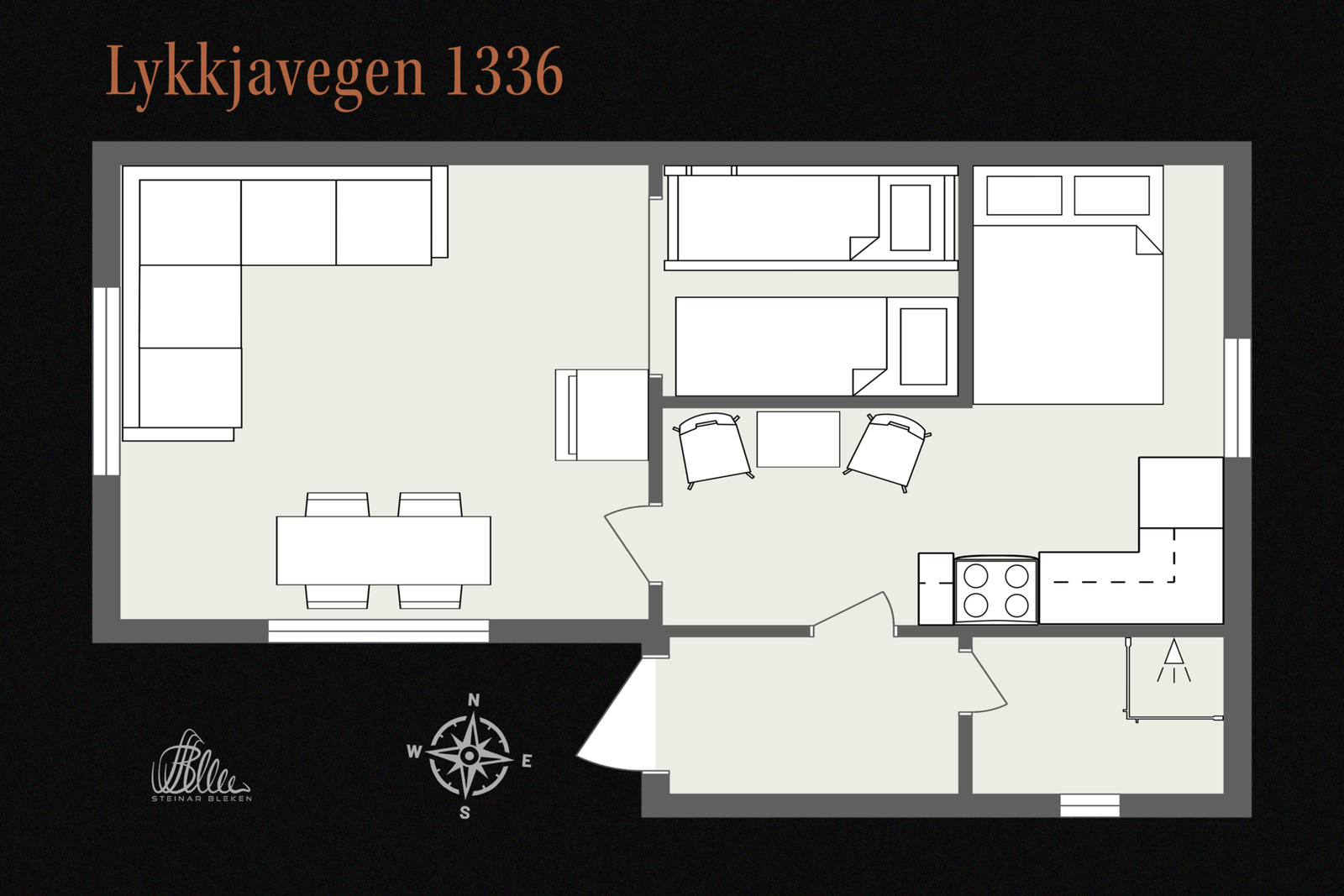 Plantegning. Galleribilde