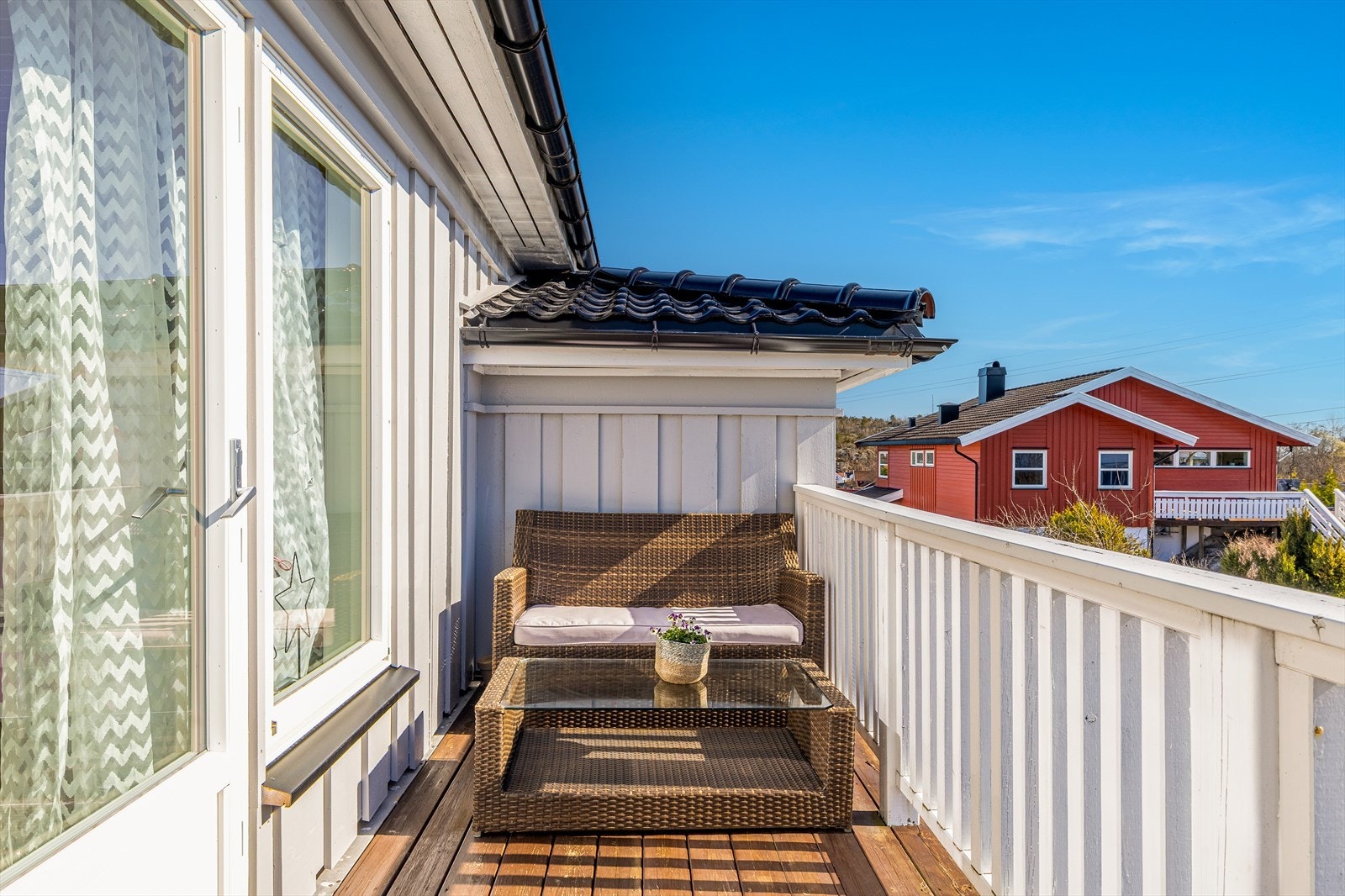 Balkong 2.etg med utgang fra soverom Galleribilde