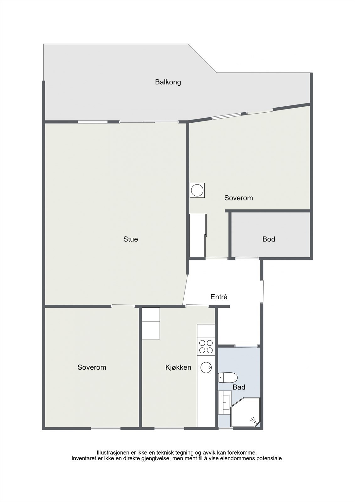 Plantegning Galleribilde