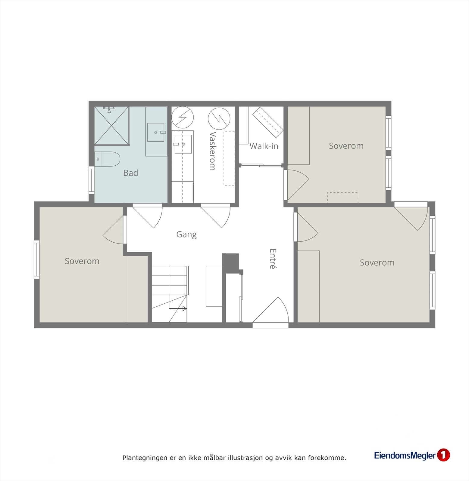 Planløsning underetasje Galleribilde