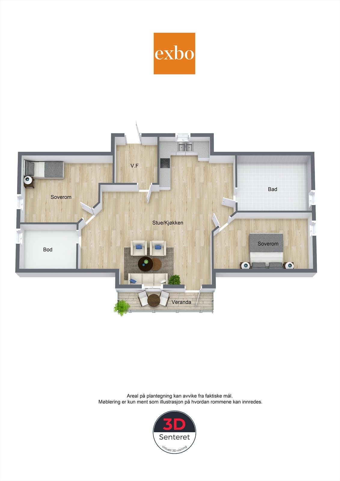 Plantegning Galleribilde