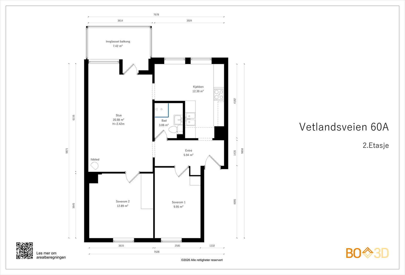 God planløsning i 2. etasje Galleribilde