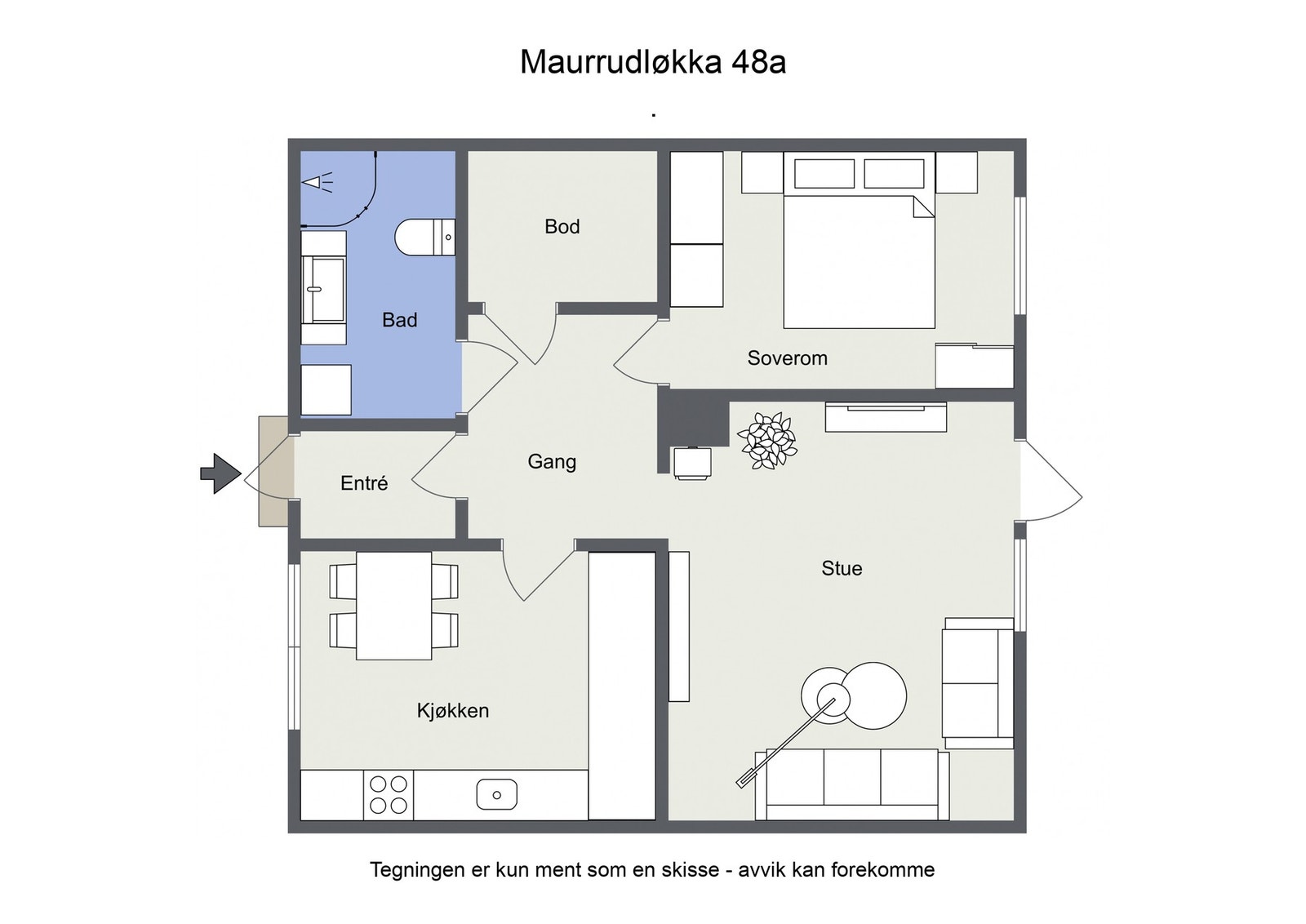 Plantegning. Galleribilde