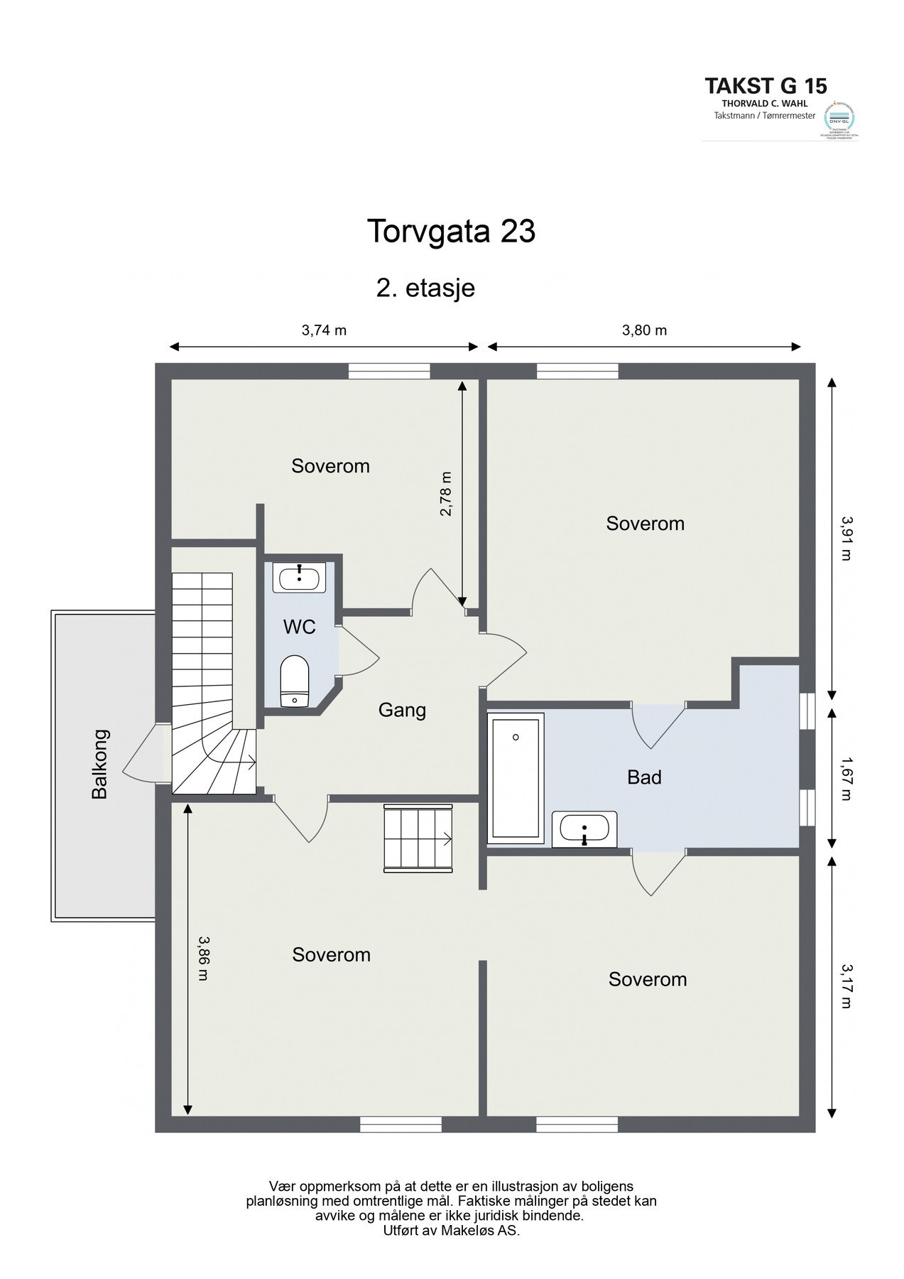 Plantegning 2. etasje. Her er det mange muligheter til å påvirke planløsningen. Galleribilde