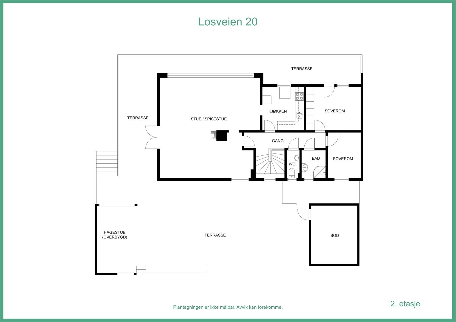 Plantegning Galleribilde