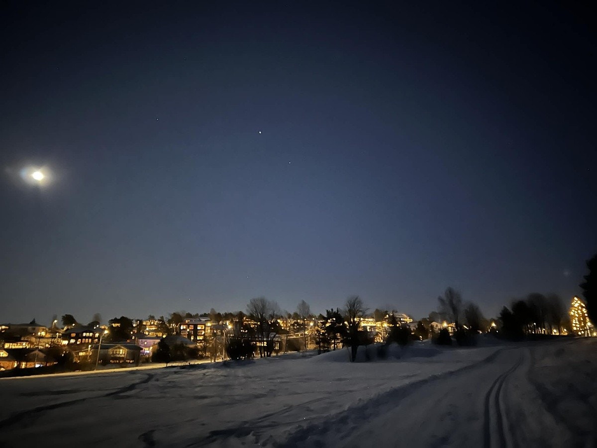 Skispor 300m unna Galleribilde