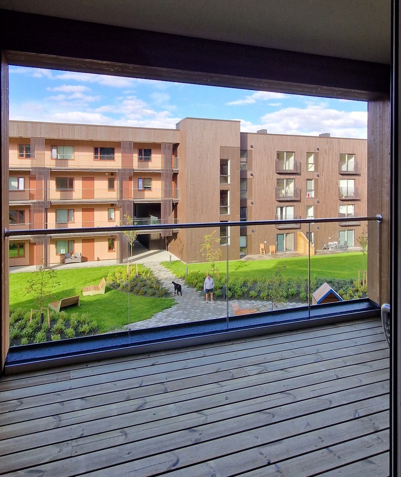 Utsiktsbilde tatt fra stuen i 4. etasje Galleribilde