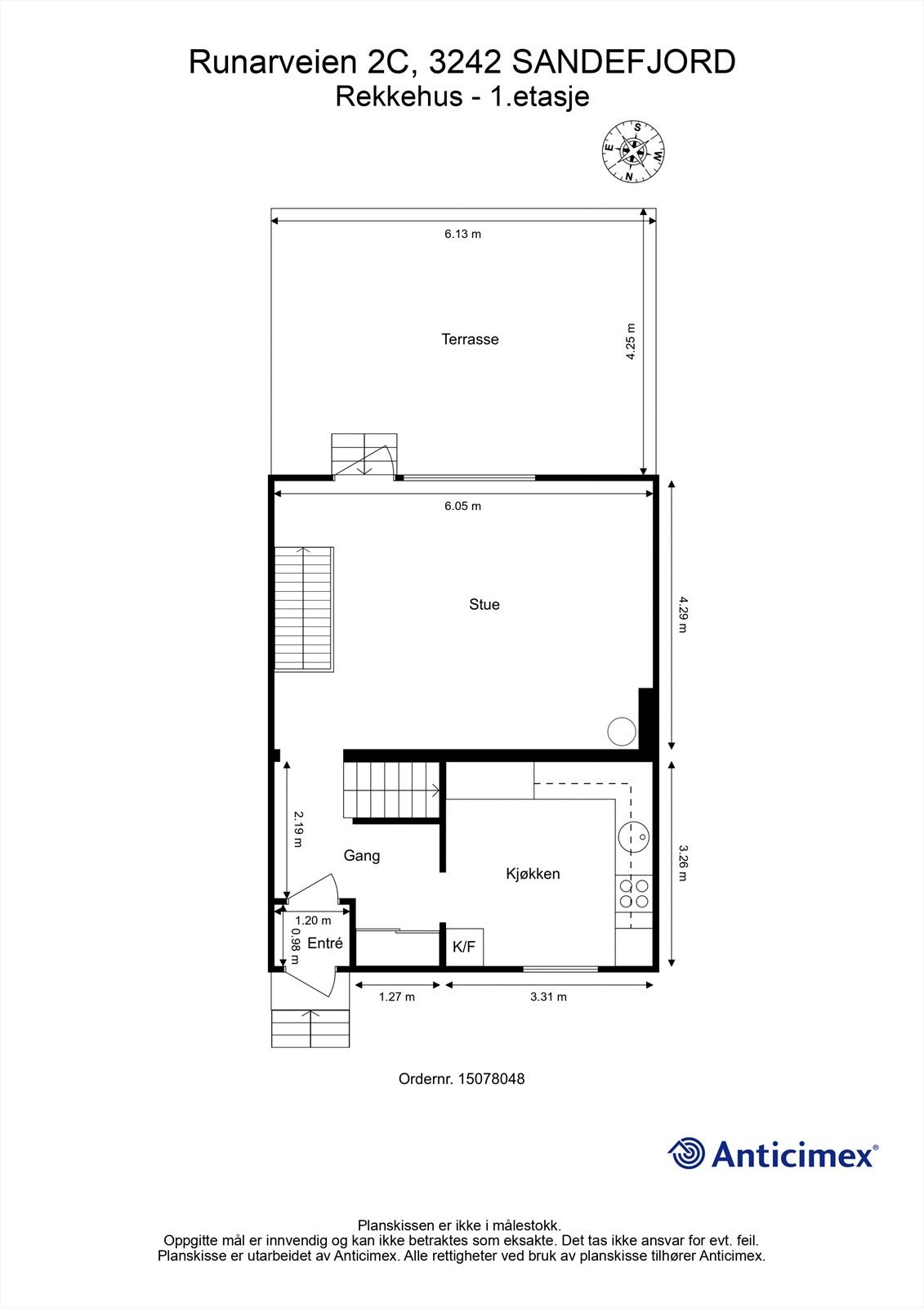 Plantegning 1.etasje. Galleribilde