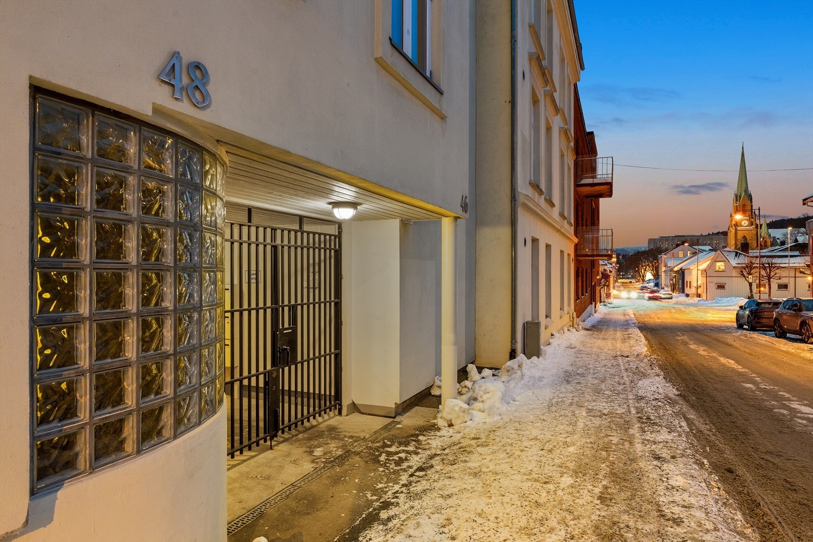 Inngangsparti Galleribilde