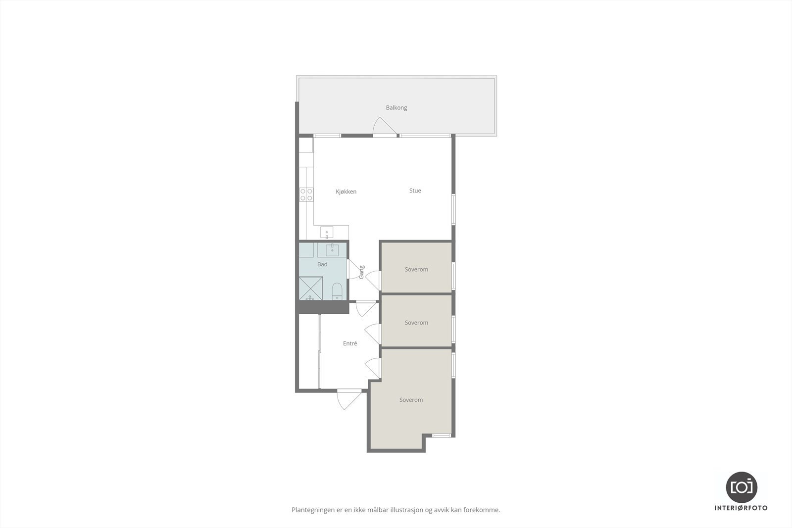 Plantegning Galleribilde