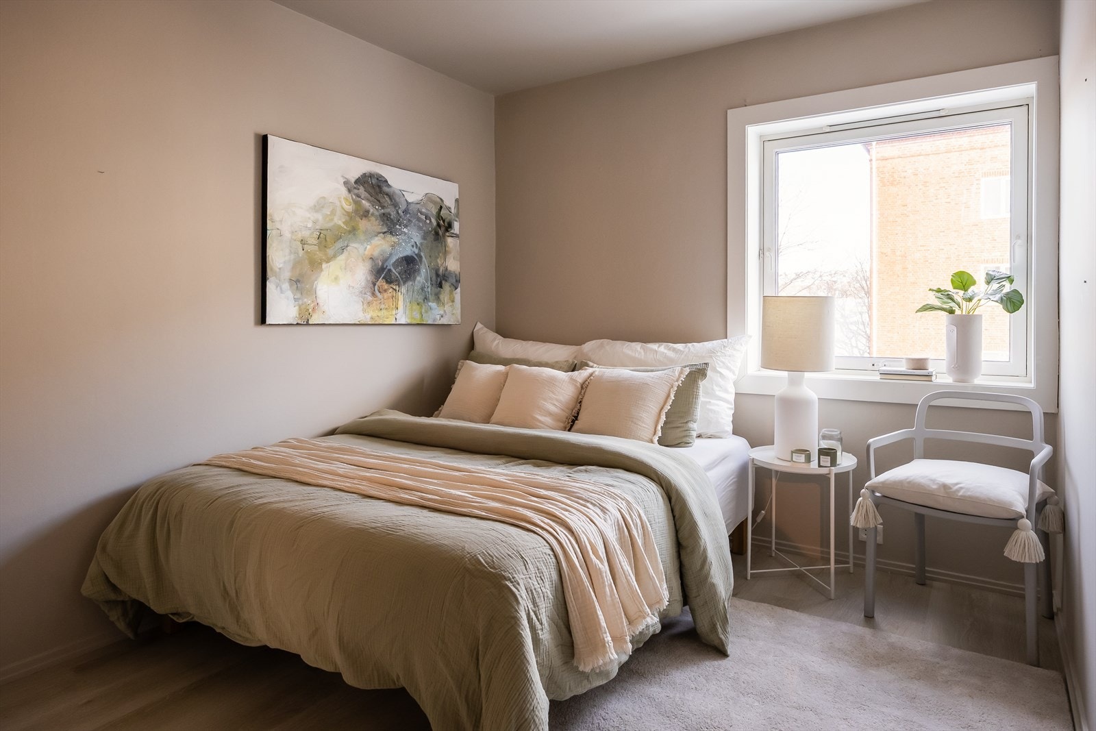 Det andre soverommet er på 10,8 m². Galleribilde