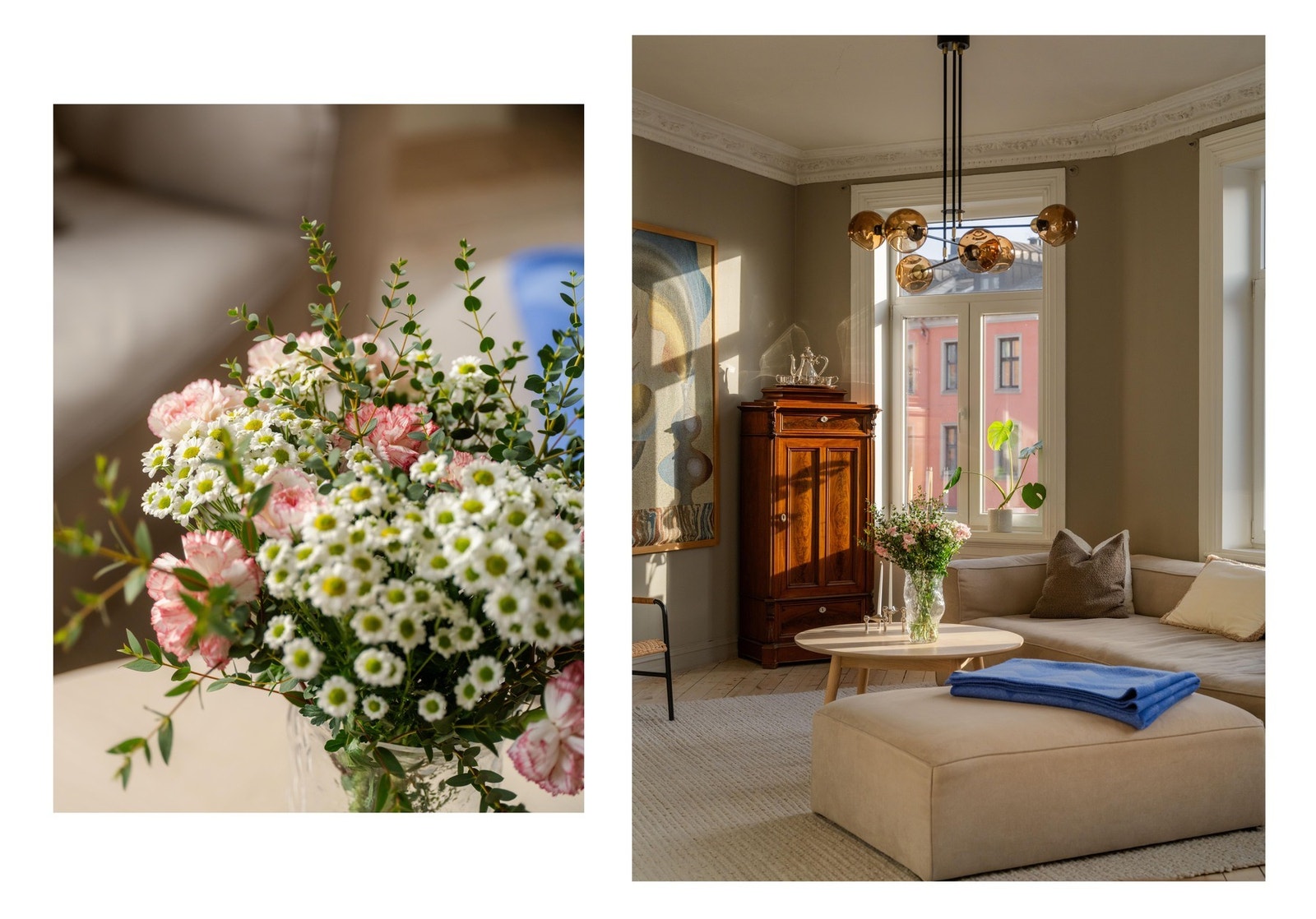 Leiligheten er i all hovedsak vendt mot syd. Det betyr herlig sollys store deler av året. Galleribilde